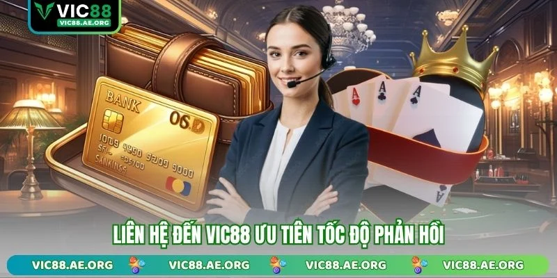Liên hệ đến VIC88 ưu tiên tốc độ phản hồi